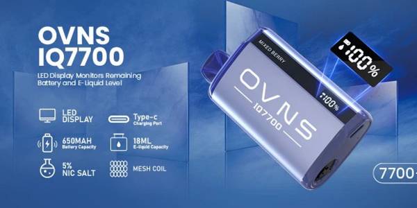 OVNS IQ7700 PUFFS 5% - Vientos