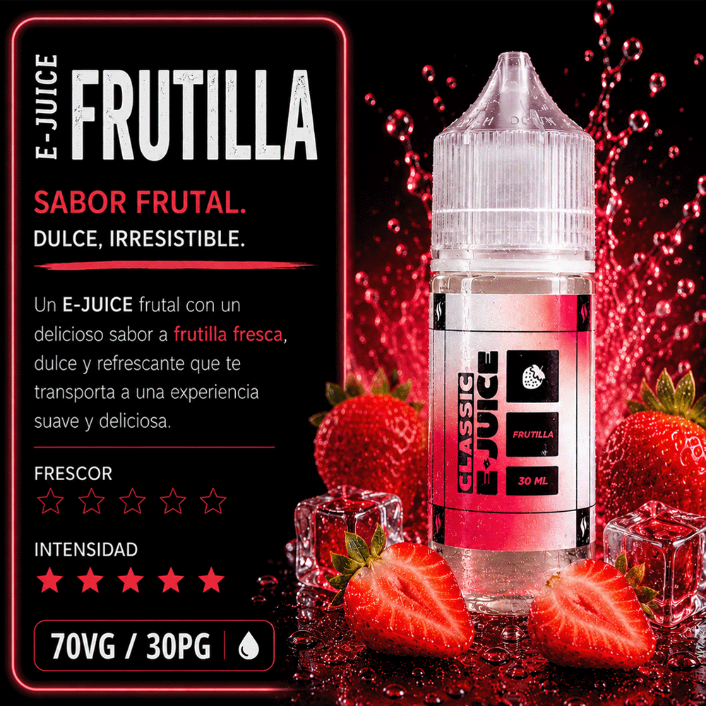 E-JUICE FRUTILLA 70/30