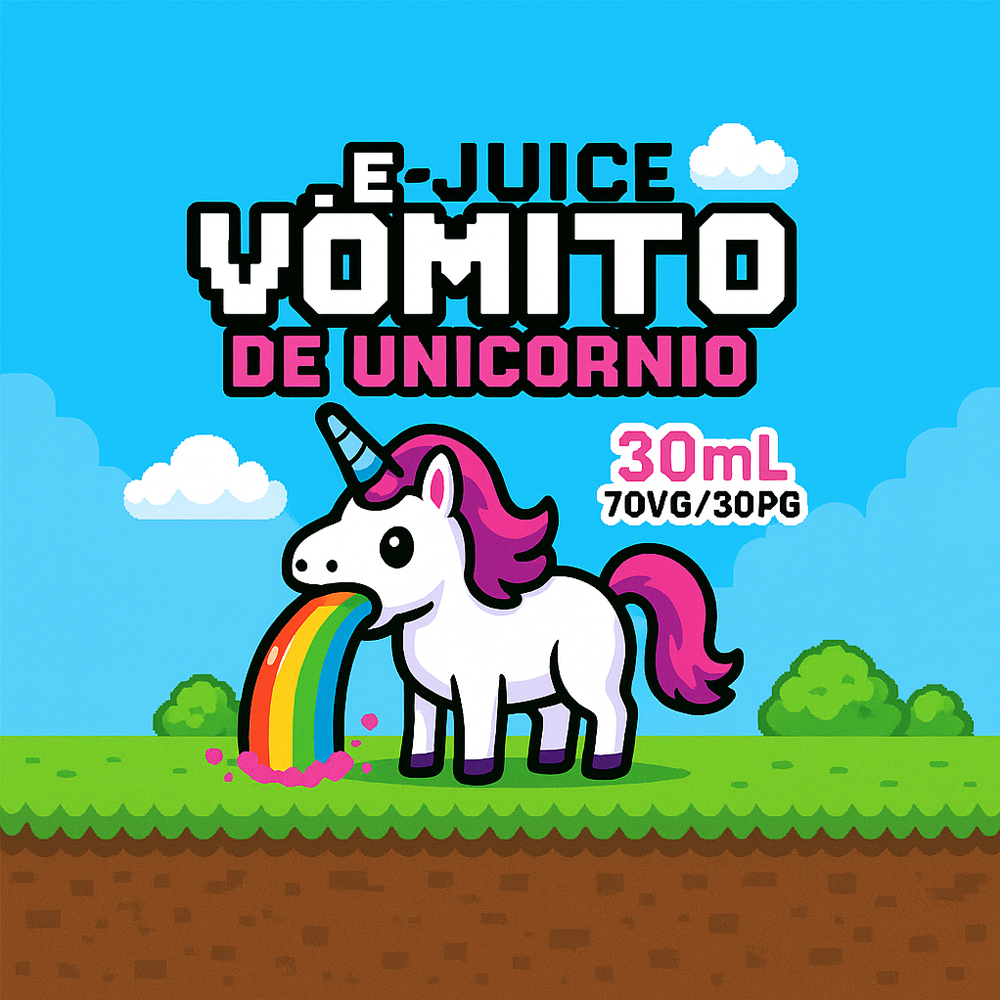 E-JUICE VOMITO DE UNICORNIO 70/30
