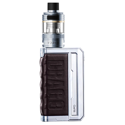 VOOPOO DRAG 3 TPP-X KIT SILVER-COFFE BROWN