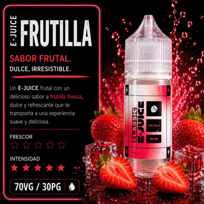 E-JUICE FRUTILLA 70/30