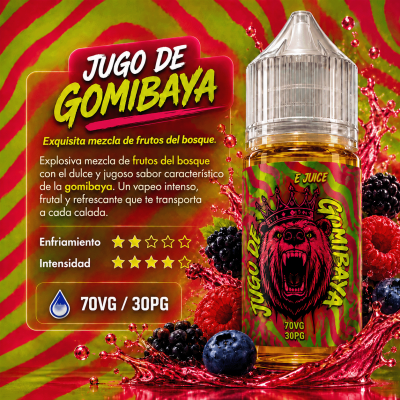 E-JUICE JUGO DE GOMIBAYA 70/30
