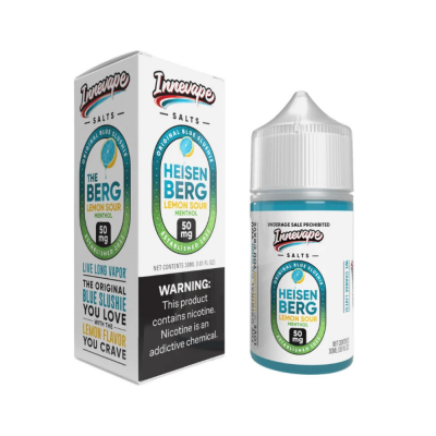 E-JUICE INNEVAPE HEISENBERG SOUR LEMON MENTHOL SALT 24MG 50/50