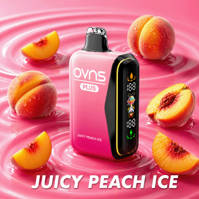 OVNS PULS 15K PUFFS 50 MG JUICY PEACH ICE