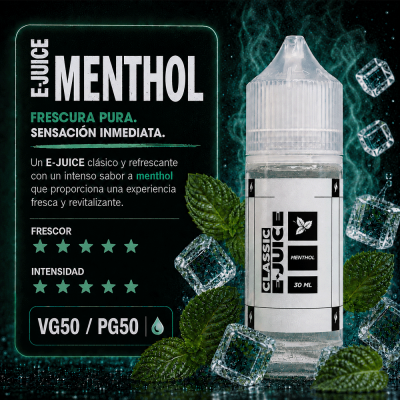 E-JUICE MENTHOL 6 50/50