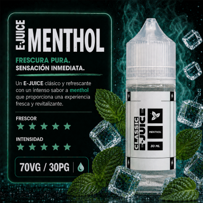 E-JUICE MENTHOL 70/30