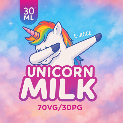 E-JUICE UNICORN MILK 3 70/30