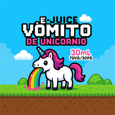 E-JUICE VOMITO DE UNICORNIO 0 70/30